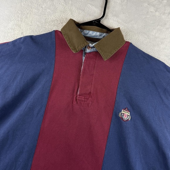 Chaps Ralph Lauren Other - Vintage Chaps Ralph Lauren Rugby Polo Shirt Mens XL Colorblock Long Sleeve
